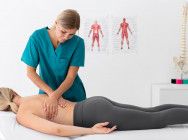 Massage of the lumbosacral spine