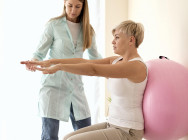 Physical therapy during physical rehabilitation