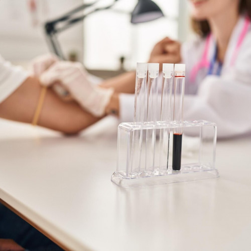 Preparation for a blood test