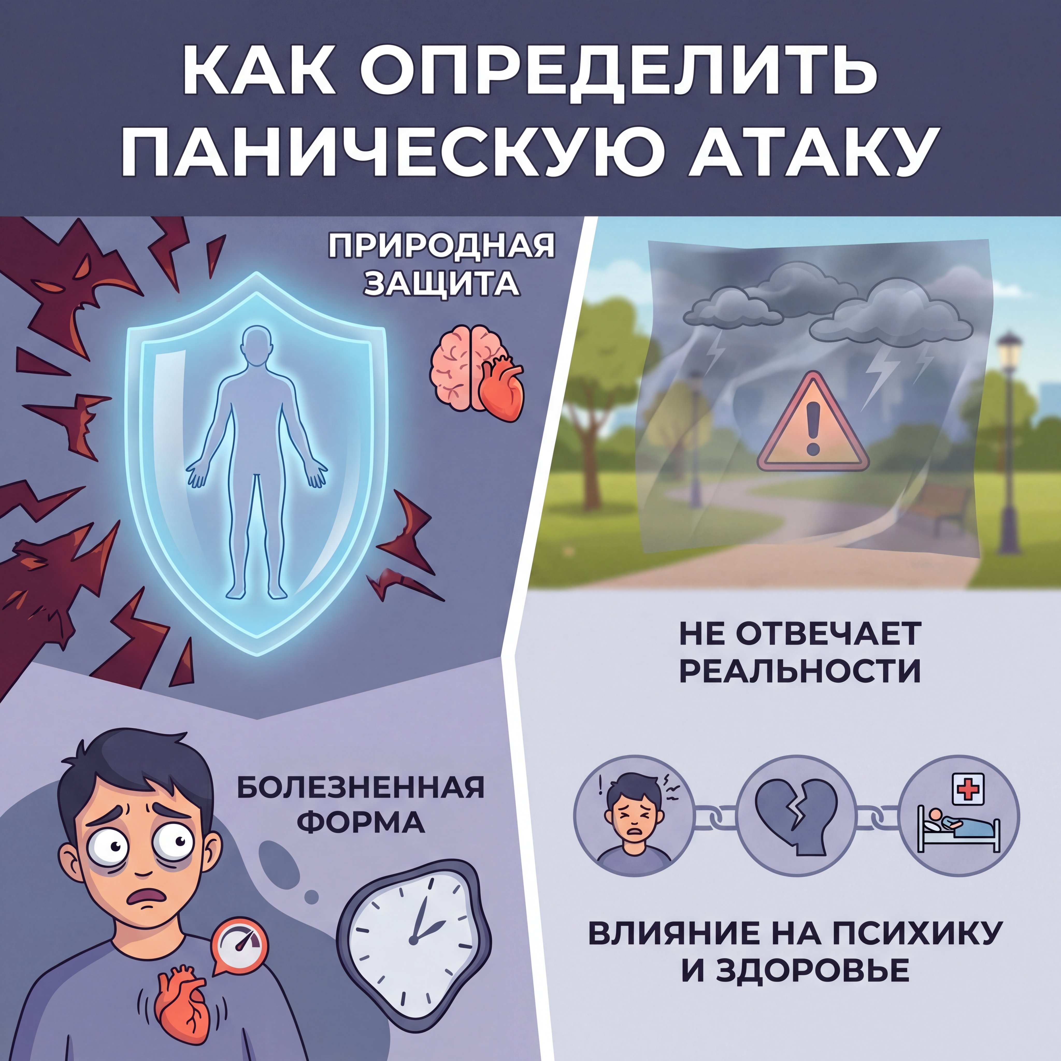 How to identify a panic attack